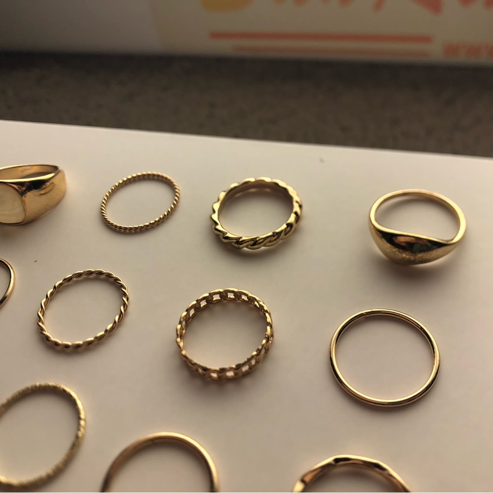 H&M Stacking Rings SIZE XS/S - Picture 3 of 5